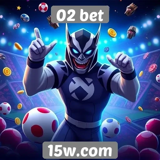 Variedade de jogos disponíveis na plataforma 02 bet